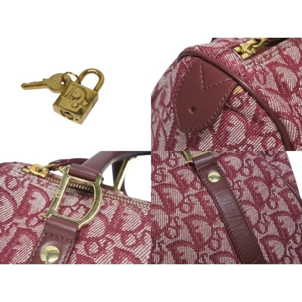 Christian Dior Trotter Boston Bag Red - Picture 10 of 10